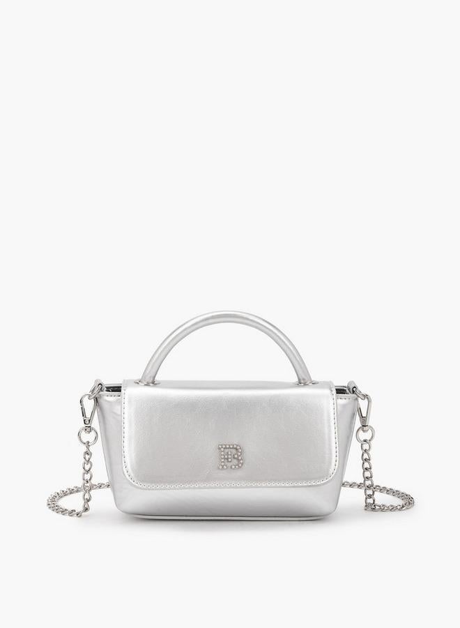Flora Bella By Shoexpress Flora Bella Top Handle Crossbody Bag with Detachable Chain Strap Ramadan Collection - Image 1