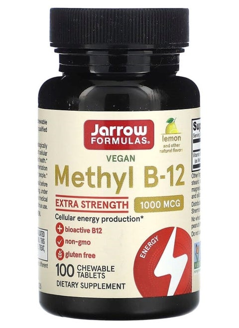 Methyl B-12 Lemon 1000 mcg 100 Chewable Lozenges