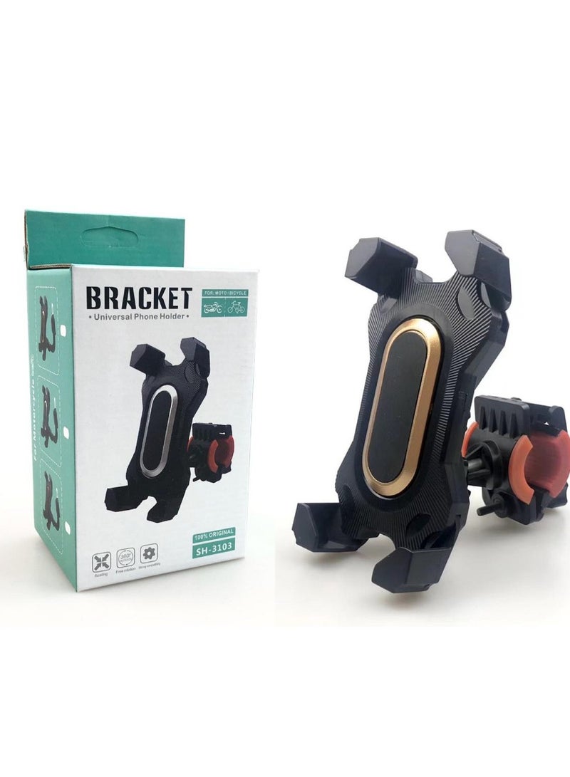 Bills Adjustable Handlebar Cell Phone Holder,Bike Phone Mount, Universal Mobile Holder for Bike, Motorcycle Bicycle Handlebar Cradle, Bike Phone Holder Compatible with All Phones  - Image 3