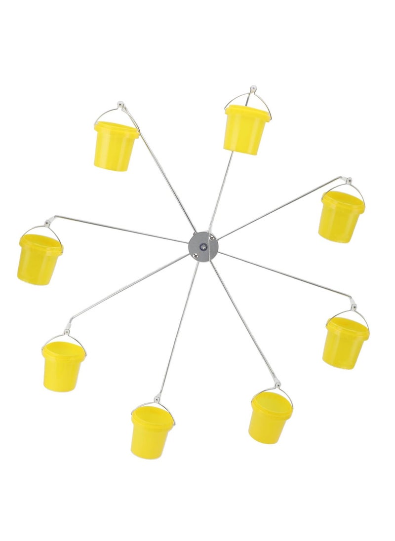 Generic - Ferris Wheel Bird Feeder Dynamic Design Endless Fun Outdoor Hanging Hummingbird Feeder with 8 Buckets Unique Interactive for Garden and Patio Decoration - Image 1