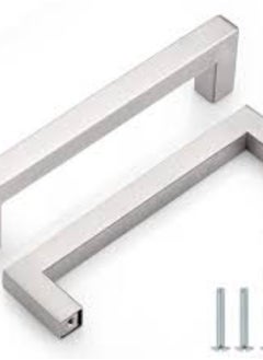 KNP KNP Cabinet Pull Handles (10x10x160mm) Pack of 5 Enhance your cabinetry with this pack of 5 cabinet pull handles, each measuring 10x10x160mm.  - Image 2