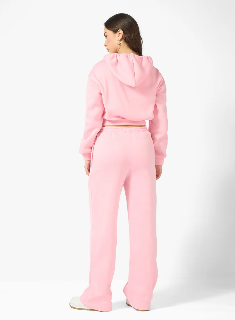 Ginger Hooded Zip Up Fleece Tracksuit