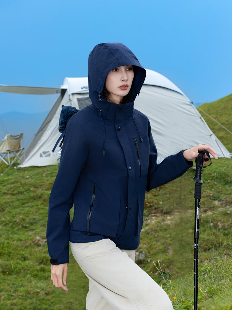 Generic Womens Lightweight Windbreaker Jacket female deep orchid