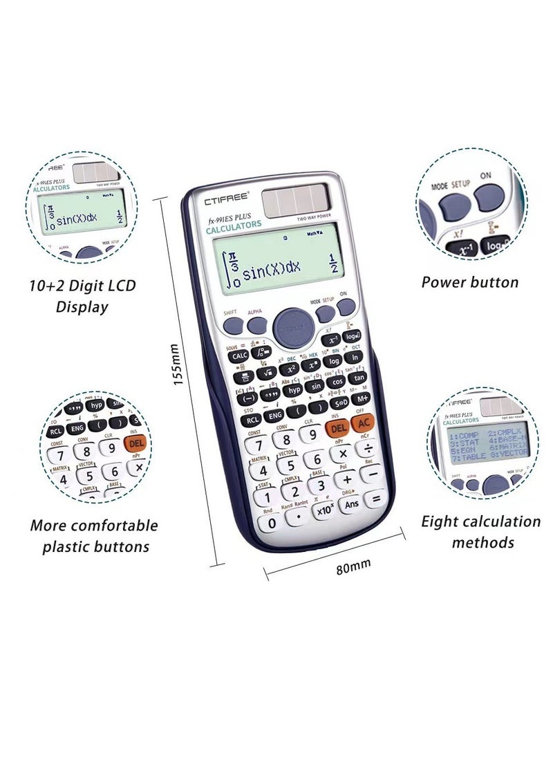 سيتيفري fx-991es زائد الطبعة الثانية العلمية حاسبة متعددة الوظائف  - Image 4