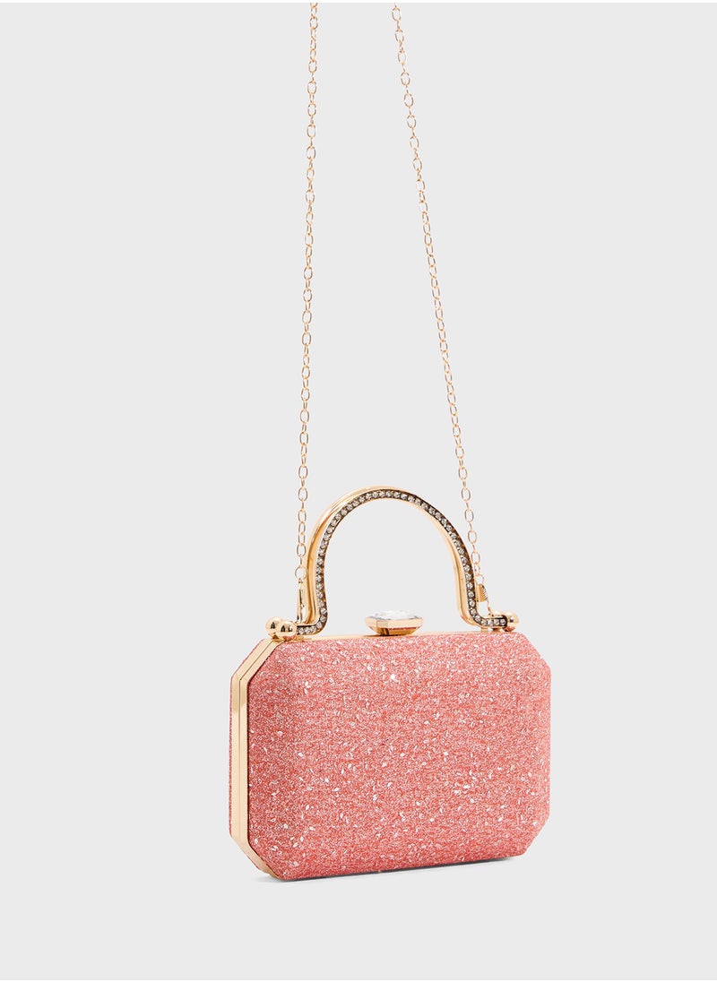Ella Limited Edition Ladies Sparkly Clutch Bag  - Image 4