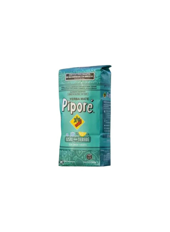 Yerba Mate Pipore Terere Listo Lemon & Mint 500g - Image 2