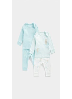 Bear and Bunny Baby Pyjamas 2 Pack