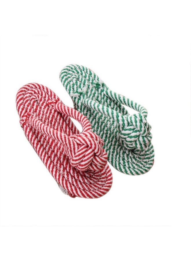 Pets Empire Dog Rope Chew Toys, Aggressive Chewers Tough Natural Cotton Rope Knotted Heavy Rope Toy For Large And Medium Dog, Teeth Cleaning, Fetching Toy (Slipper Green)  - Image 3