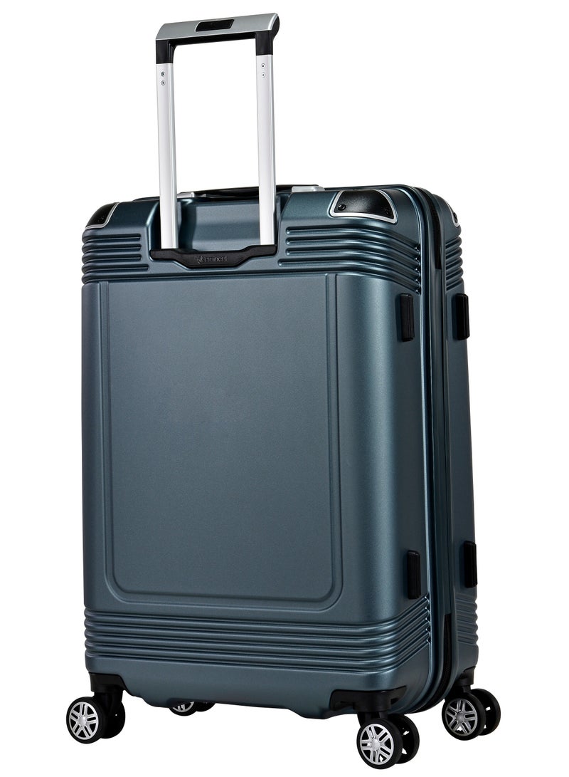 إيمينينت حقيبة سفر صلبة كبيرة بعجلات دوارة مزدوجة هادئة وقفل  لون جرافيتي - Image 2