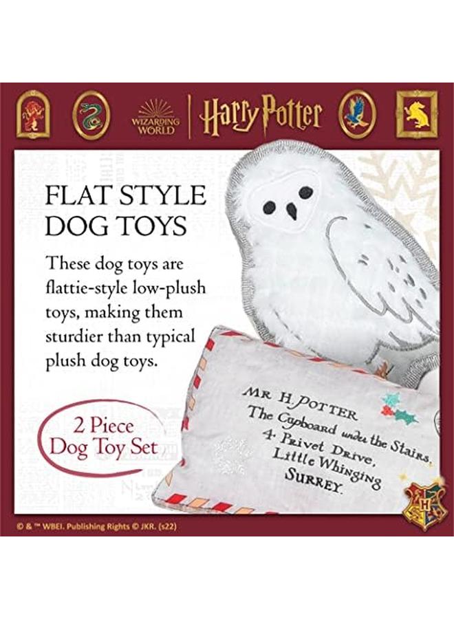 Harry Potter 2 Piece Holiday Flat Crinkle Tough Dog Toy Letter And Hedwig Set Dog Toys Holiday Gifts For Dogs Crinkle Dog Toy Hedwig Toy Dog Chew Toy - Image 4
