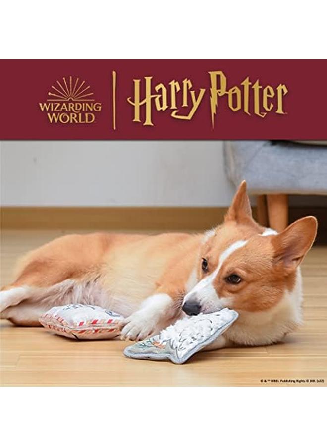 Harry Potter 2 Piece Holiday Flat Crinkle Tough Dog Toy Letter And Hedwig Set Dog Toys Holiday Gifts For Dogs Crinkle Dog Toy Hedwig Toy Dog Chew Toy - Image 2