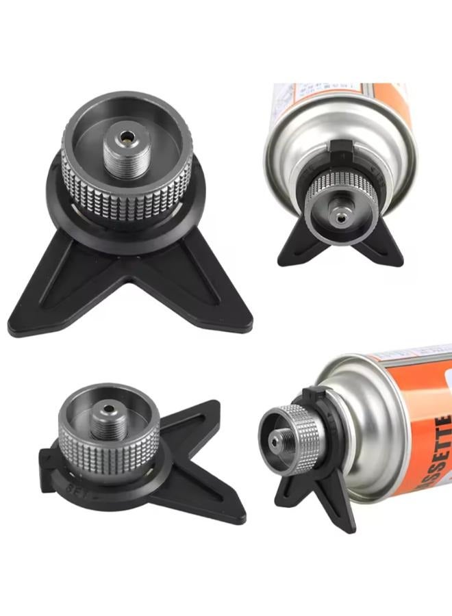Bracket Gas Cartridge Head Conversion Adapter Inlet Screw Type Outlet Nozzle Bottle Valve - Image 4