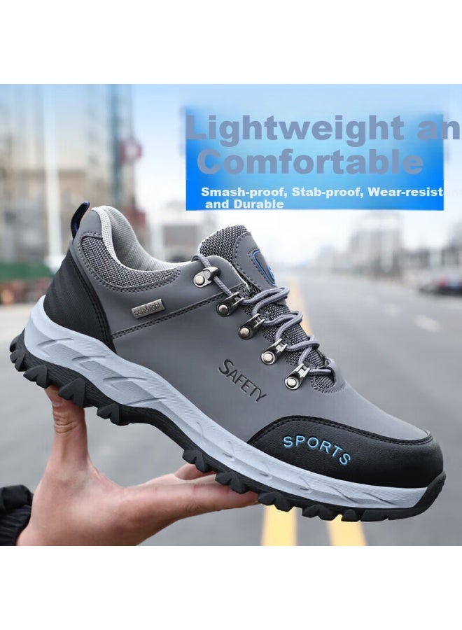 Jingtu Jingtu Men's Safety Shoes With Steel Toe Cap, Puncture-resistant, Wear-resistant, Lightweight, And Safe Work Protective Function Shoes 2135 Size 43 - Image 3