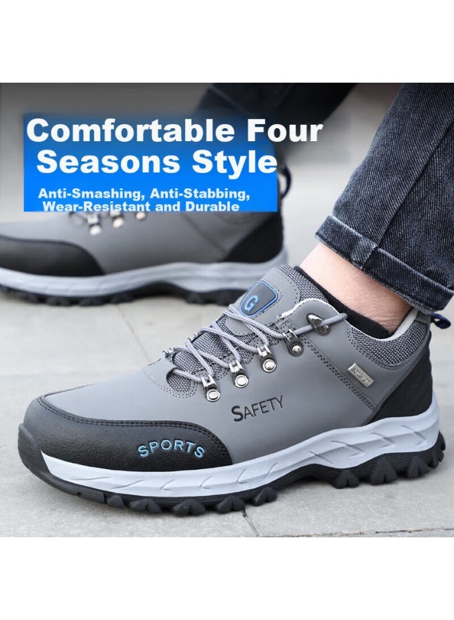 Jingtu Jingtu Men's Safety Shoes With Steel Toe Cap, Puncture-resistant, Wear-resistant, Lightweight, And Safe Work Protective Function Shoes 2135 Size 43 - Image 5