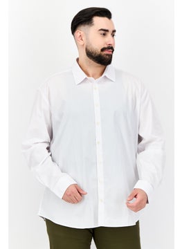 French Connection Men 2 Pcs Regular Fit Long Sleeves Plain Casual Shirt, White/Blue  - Image 5