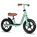JOYSTAR 10 Inch Toddler Balance Bike 2 Year Old Push Bicycle with Footrest 10 Glider Bikes No Pedal Bicycle Training Bikes Baby Birthday Gifts for 24 Girls Green - Image 3