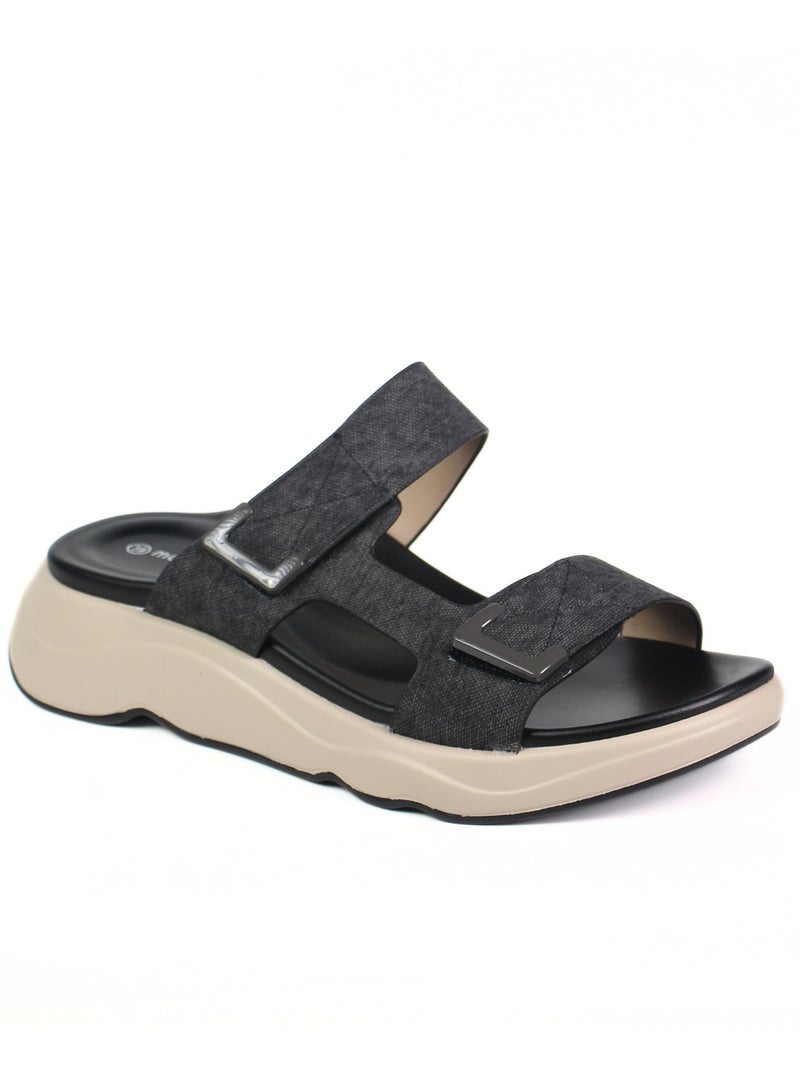 Mon Ami Slip-On Slide Sandals for Women | Lightweight and Stylish Open-Toe Slides for Women and Girls | Soft Cushioned Sole for All-Day Comfort | Perfect for Beach, Travel, and Daily Wear - Image 1