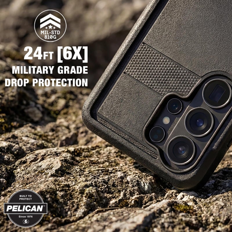 Pelican Voyager Samsung Galaxy S26 Ultra Case [Magnetic & Wireless Charging] Cover with 24ft MIL-STD Drop Protection - Heavy Duty Case with Belt Clip Holster for Samsung Galaxy S26 Ultra 6.9" - Black - Image 4