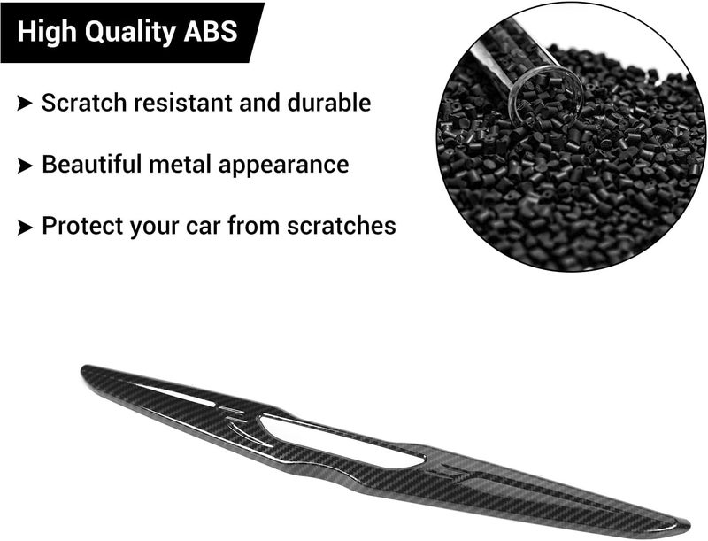 Hoolcar Front Bumper Grille Cover Molding Trim Exterior Accessories for 2015-2022 Chrysler 300, Carbon Fiber Classic trendy design picks - Image 4