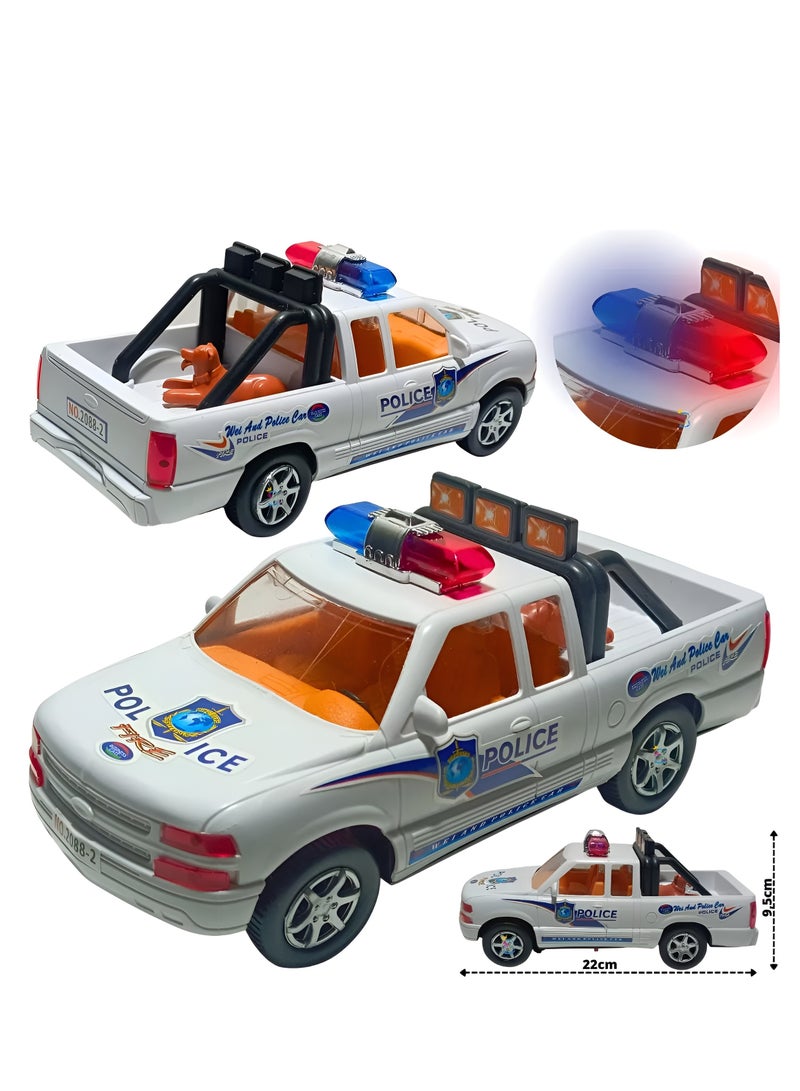 Police Car Toy for Kids with Radar Antenna with Light and Sound - Image 3