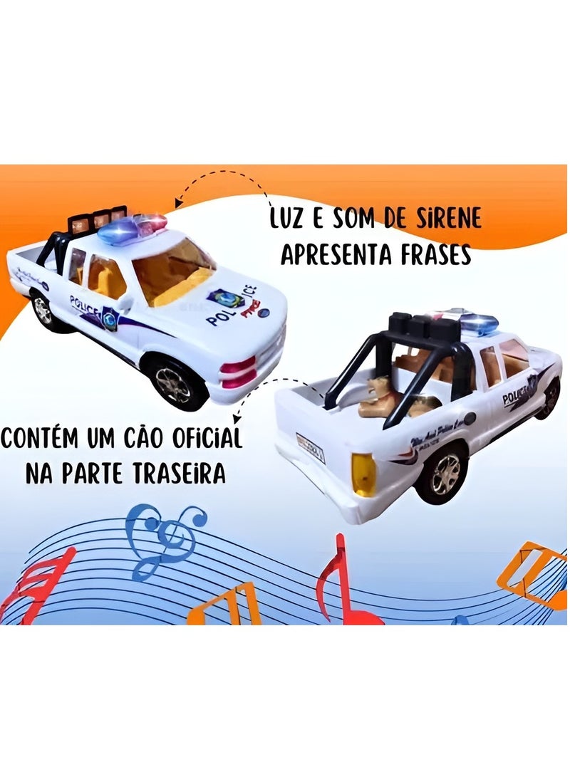 Police Car Toy for Kids with Radar Antenna with Light and Sound - Image 4