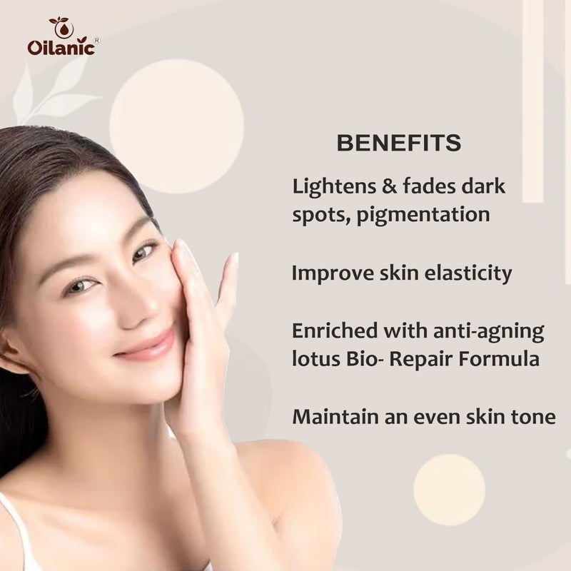 Oilanic Under eye cream for dark circles for women & men| Under eye cream for wrinkles & puffy eyes | Dark circle remover Pack of 4 of 50 ml - Image 4