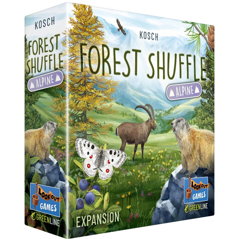 Lookout Forest Shuffle Alpine Card Game Expansion 36 New Cards for Enhanced Gameplay Adds New Species Trees Strategy Game for Kids Adults Ages 10 25 Players 60 Min Playtime Made by Lookout Games - Image 4