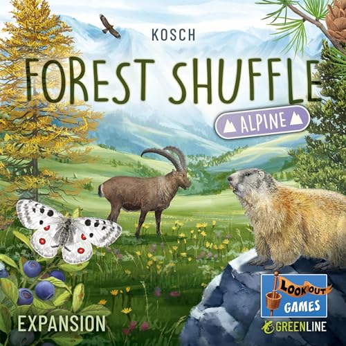Lookout Forest Shuffle Alpine Card Game Expansion 36 New Cards for Enhanced Gameplay Adds New Species Trees Strategy Game for Kids Adults Ages 10 25 Players 60 Min Playtime Made by Lookout Games - Image 5