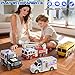KIZONLY Emergency Vehicle Toys Toy Cars for Toddlers 13 with Police Car Fire Truck Ambulance School Bus Friction Powered Truck with Light and Sound Birthday Gift for Boys and Girls Age 312 - Image 4