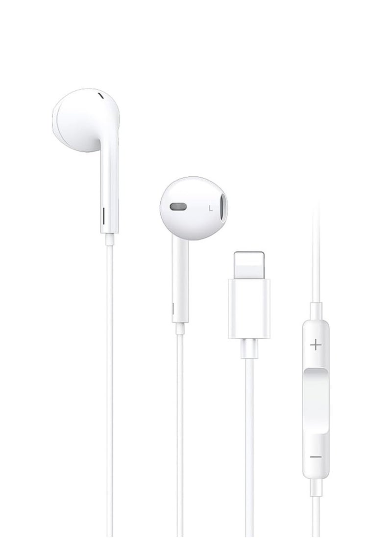 Yesido - Yesido YH20 Original Earphone for Lightning Devices - White - Image 1