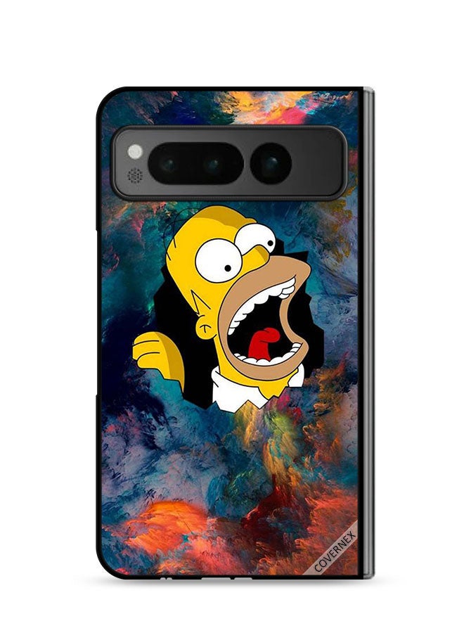 Covernex Google Pixel Fold 5G Protective Case Cover Simpson - Image 1