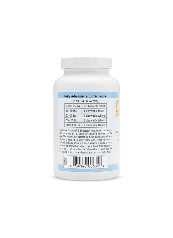 Nutramax Laboratories Nutramax Laboratories Curaflex 2 Joint Health Supplement for Dogs, 120 Chewable Tablets  - Image 2