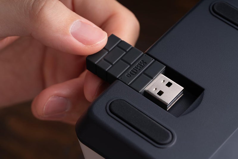 8Bitdo لوحة مفاتيح رقمية ميكانيكية 8BitDo Retro 18، تدعم وضع الآلة الحاسبة، لوحة مفاتيح بلوتوث/2.4G/سلكية لويندوز وأندرويد - إصدار N - Image 4