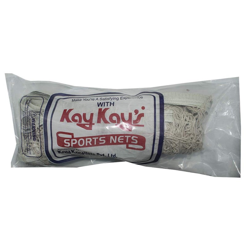 TRIUMPH Kay Kay Cotton with Both Side Nylon Niwar Tape 9 Mesh Size Volleyball Net - Image 4