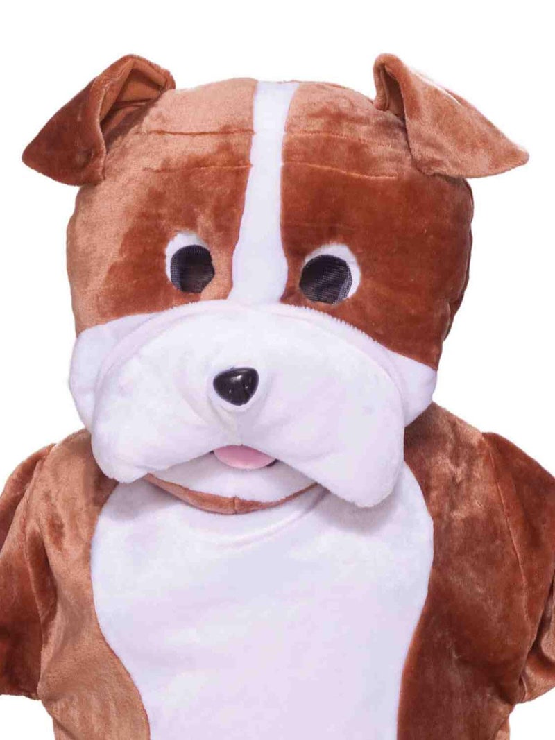 Rubies Forum Novelties by Rubies Deluxe Plush Bulldog Mascot Costume for Events and Halloween, Brown, One Size - Image 2