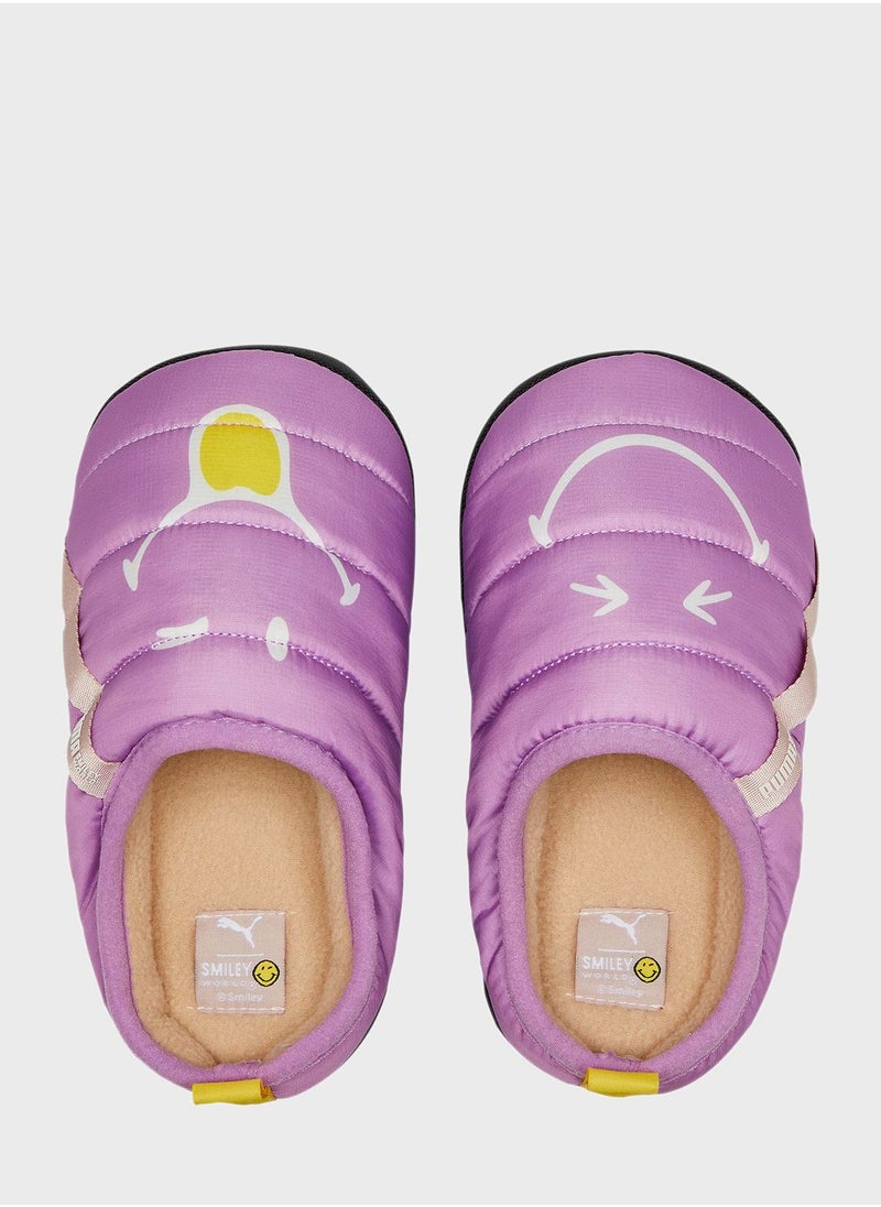Puma Scuff Smileyworld Kids Slippers