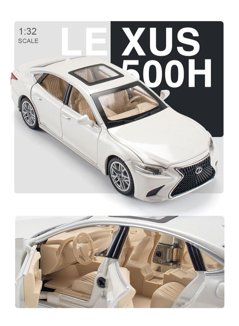 مجسم معدني مصغر بتفاصيل دقيقة لسيارة لكزس بتصميم عالي الأداء مع الإضاءة والصوت - Image 3