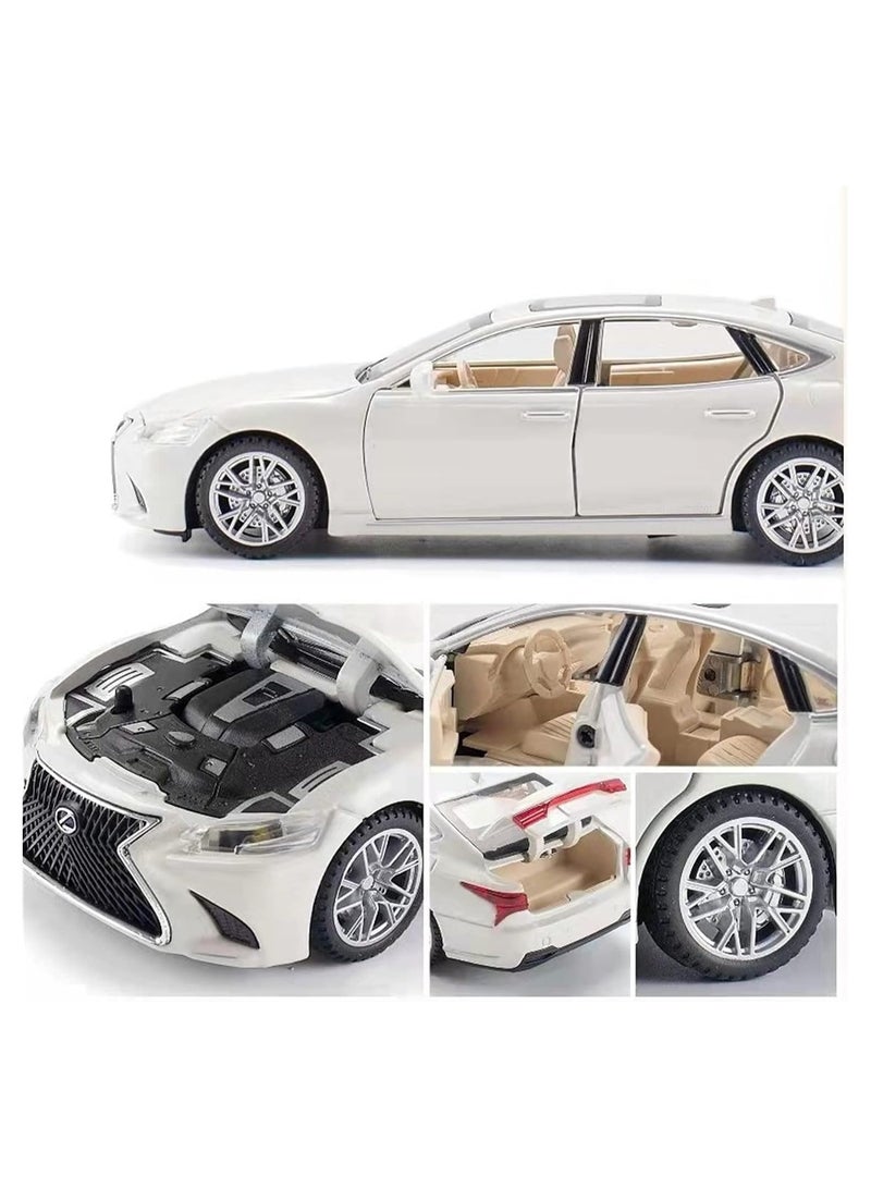مجسم معدني مصغر بتفاصيل دقيقة لسيارة لكزس بتصميم عالي الأداء مع الإضاءة والصوت - Image 2