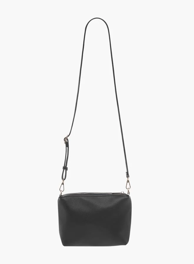 Flora Bella By Shoexpress Womens Monogram Textured Tote With Crossbody Bag And Detachable Coin Pouch