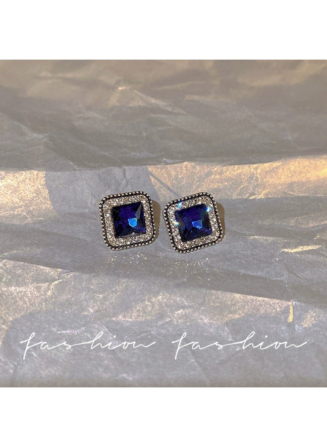 Goolsky Luxury Minimalist Stud Earrings for Women – Trendy Chic Statement Jewelry, S925 Silver/Hypoallergenic, Glossy Metal Finish, Office Daily Commute Eid Gatherings Versatile Wear - Image 2