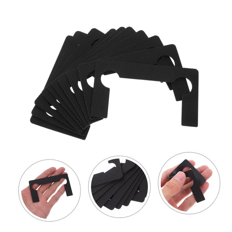 10Pcs Clear Plastic Shower Door Pads Antislip Safety Seal Strips For Bathroom Glass - Image 3