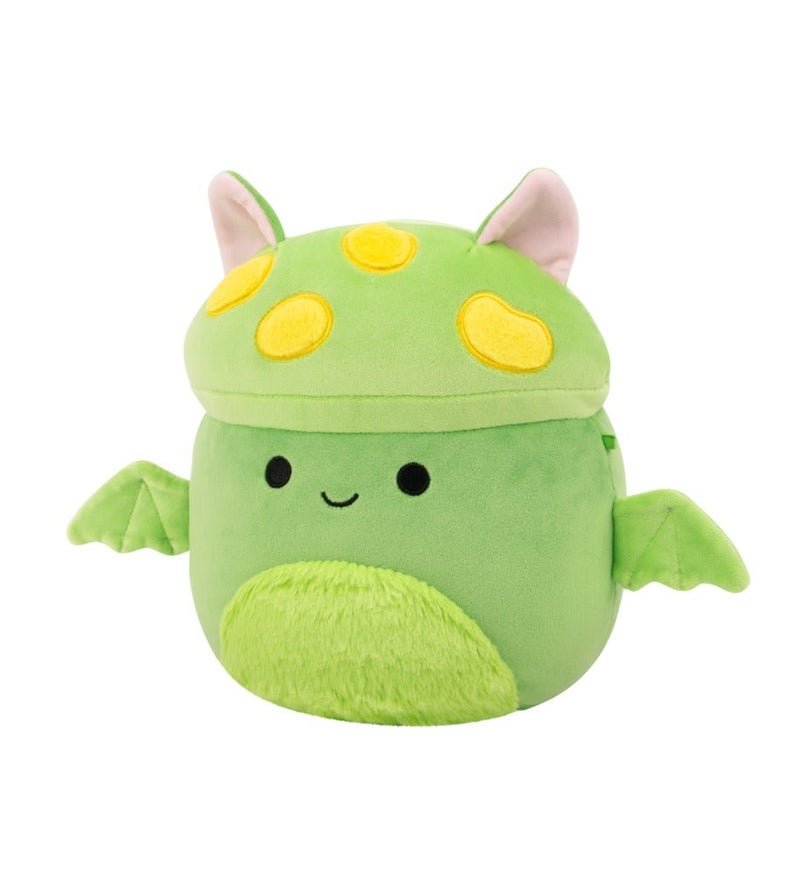 Squishmallows Little Plush Earling Neon Green Mushroom Bat Plush Toy with Fuzzy Belly â€“ 13 cm Soft Collectible Stuffed Animal - Image 3