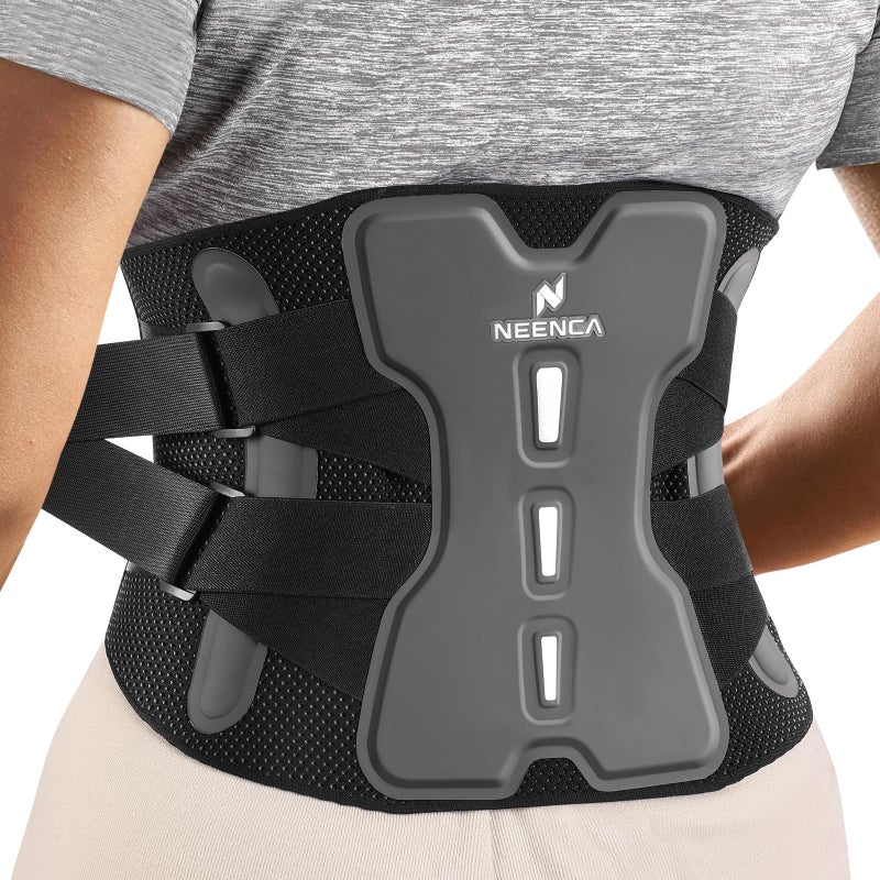 NEENCA Back Brace for Lower Back Pain Relief with Bionic Support System Adjustable Lumbar Support Belt for Men Women with Lumbar Pad Soft Breathable Mesh for Herniated Disc Sciatica Scoliosis - Image 3