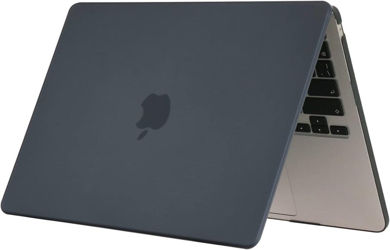 سيفن لاين متوافق مع حافظة MacBook Air 13 بوصة شريحة M2/M3/M4 2022-2025 لـ 13.6 بوصة موديل A2681/A3113/A3240 حافظة صلبة للكمبيوتر المحمول مع غطاء لوحة مفاتيح، (ألياف كربون) أسود - Image 5
