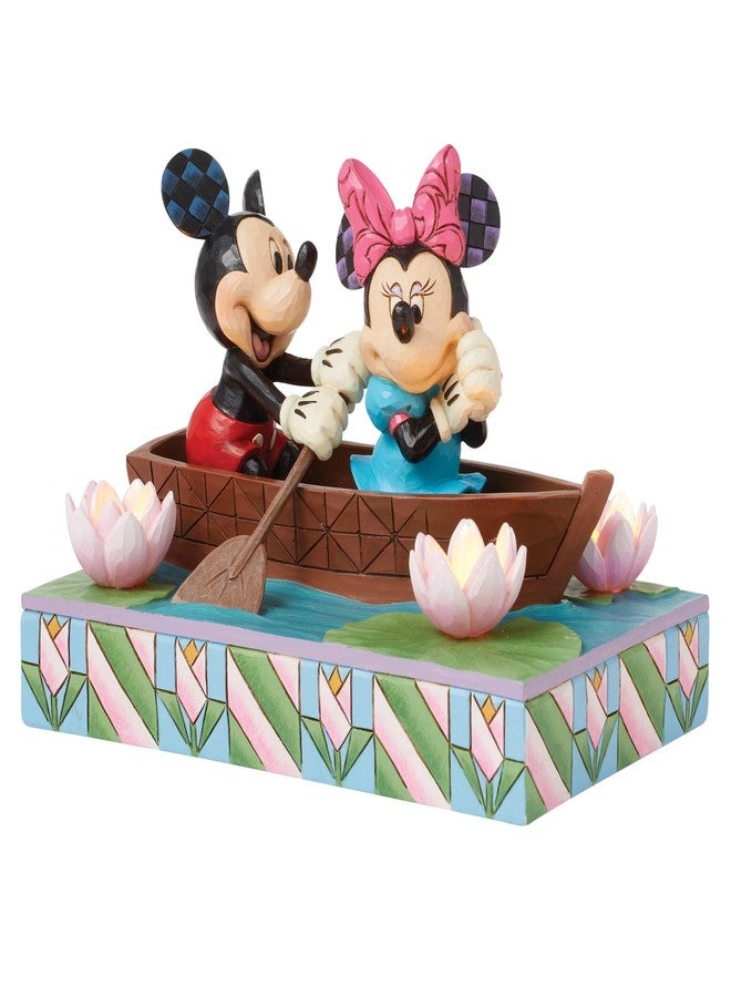 Enesco Disney Traditions Mickey Minnie Love Rowboat Figurine - Image 2