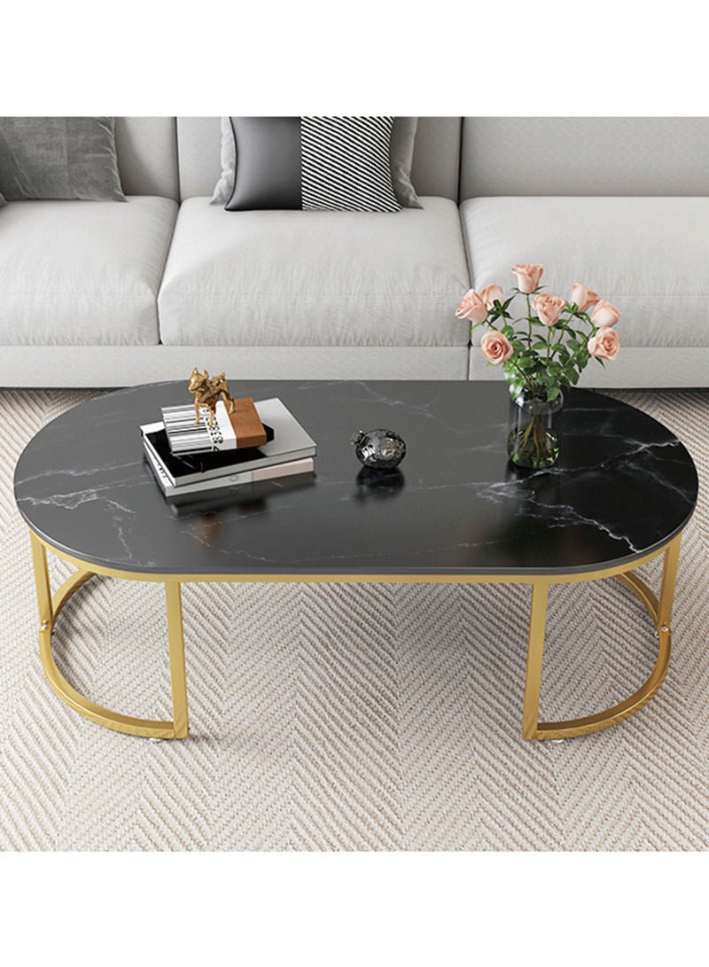 Sharpdo طاولات قهوة فاخرة بتصميم عصري لغرفة المعيشة مع تخزين تصميم رخامي دائري طاولات جانبية خشبية أثاث منزلي - Image 4