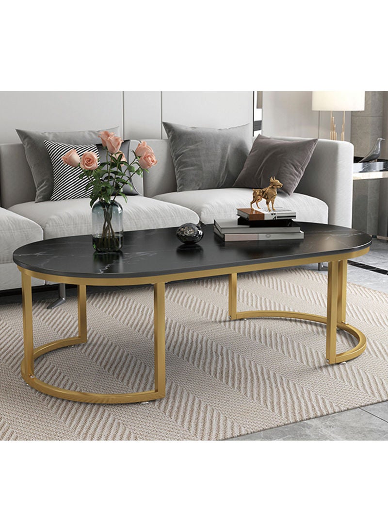 Sharpdo طاولات قهوة فاخرة بتصميم عصري لغرفة المعيشة مع تخزين تصميم رخامي دائري طاولات جانبية خشبية أثاث منزلي - Image 5