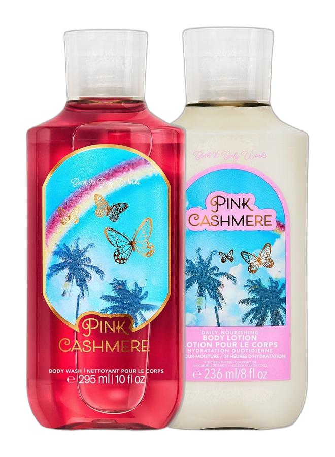 Bath & Body Works Pink Cashmere Body Wash & Pink Cashmere Daily Nourishing Body Lotion Bundle - Image 1