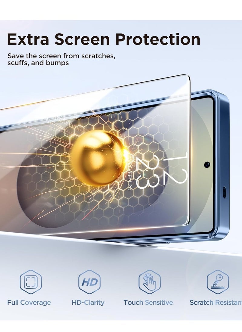 DUSALA Samsung Galaxy S25 Ultra Case Cover Magnetic with Magsafe Support Wireless Charging Cover with Screen Protector Full HD Clear Glass for Galaxy S25 Ultra 6.9 Inch - Image 5