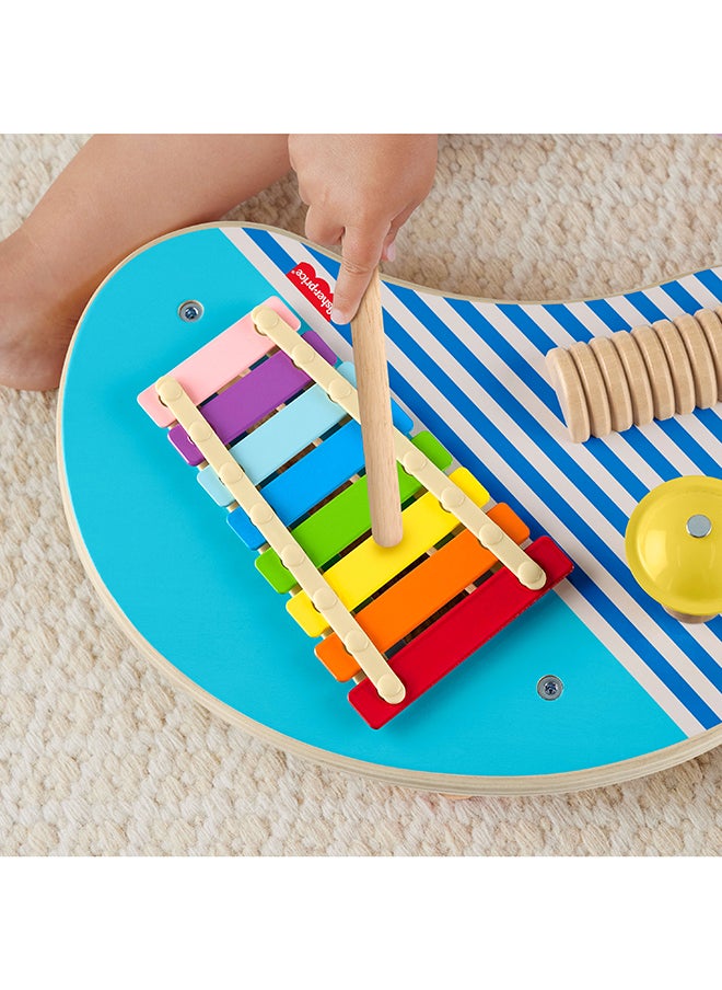 Fisher-Price - Wood Toddler Toy Musical Table, 3-Piece Wooden Percussion Instrument For Developmental Play Kids Ages 2+ Years - Image 1